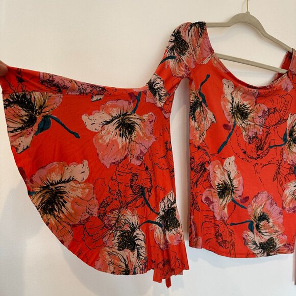 FREE PEOPLE Birds of Paradise top size small - Picture 5 of 6